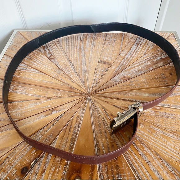 Used Men’s Brown Genuine Leather Belt - Picture 5 of 9